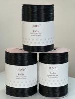 Пряжа Raffia Ispie (226A Black pearl); 100% Вискоза; 120г/250м
